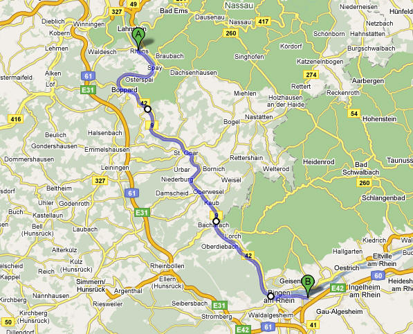 Bingen Koblenz